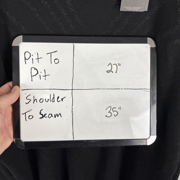 Shaquille O’Neal XLG Lurex Black Round Neck Sweater Big & Tall Size 3XL NWT - Picture 6 of 6